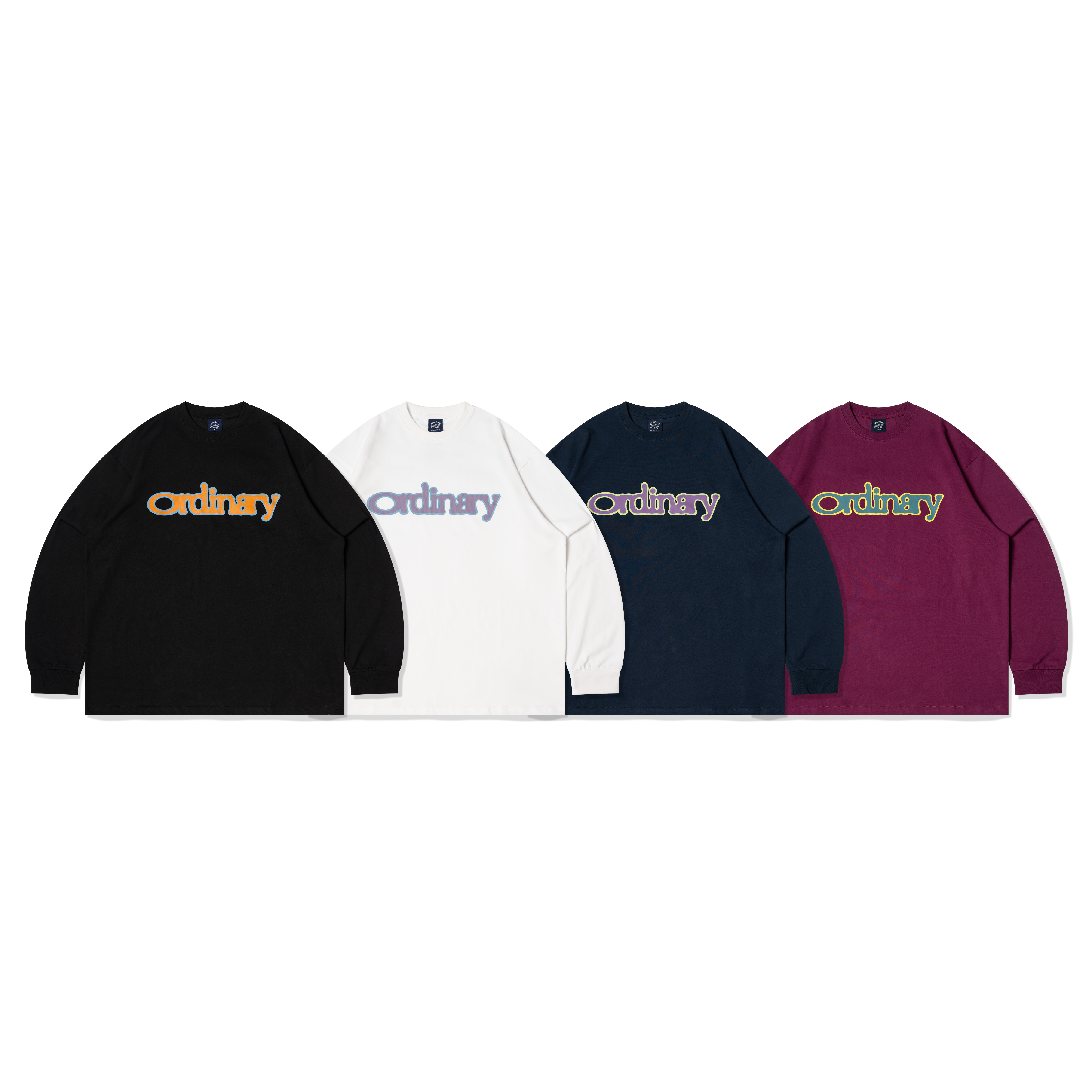 【車庫服飾】ORDINARY 昏眩LOGO基礎長T / LOGO LS TEE