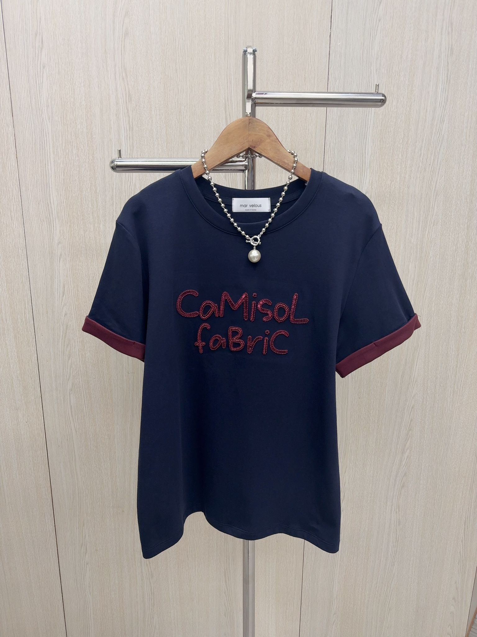 mar韓國立體英文字tee~114A