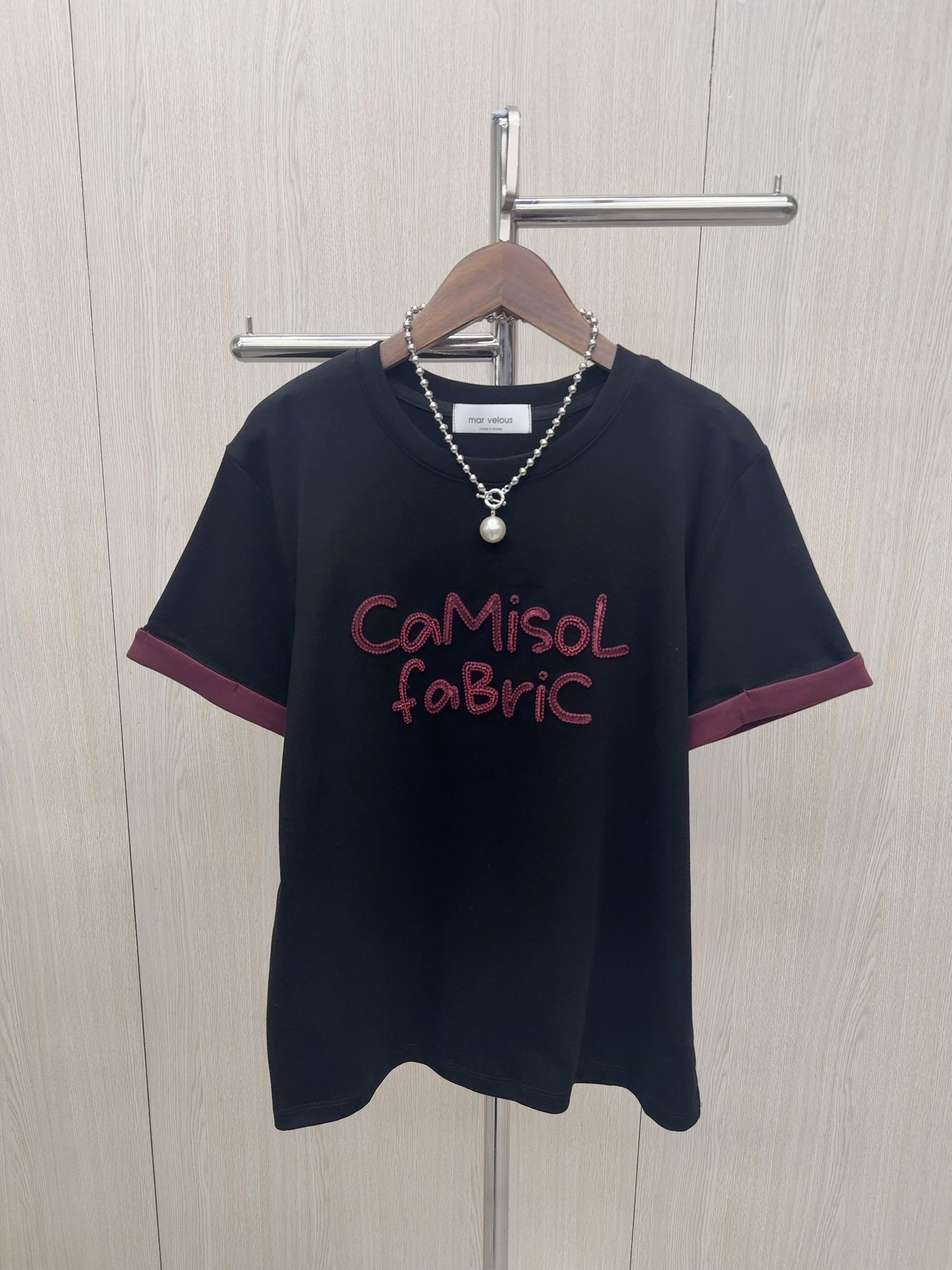 mar韓國立體英文字tee~114A