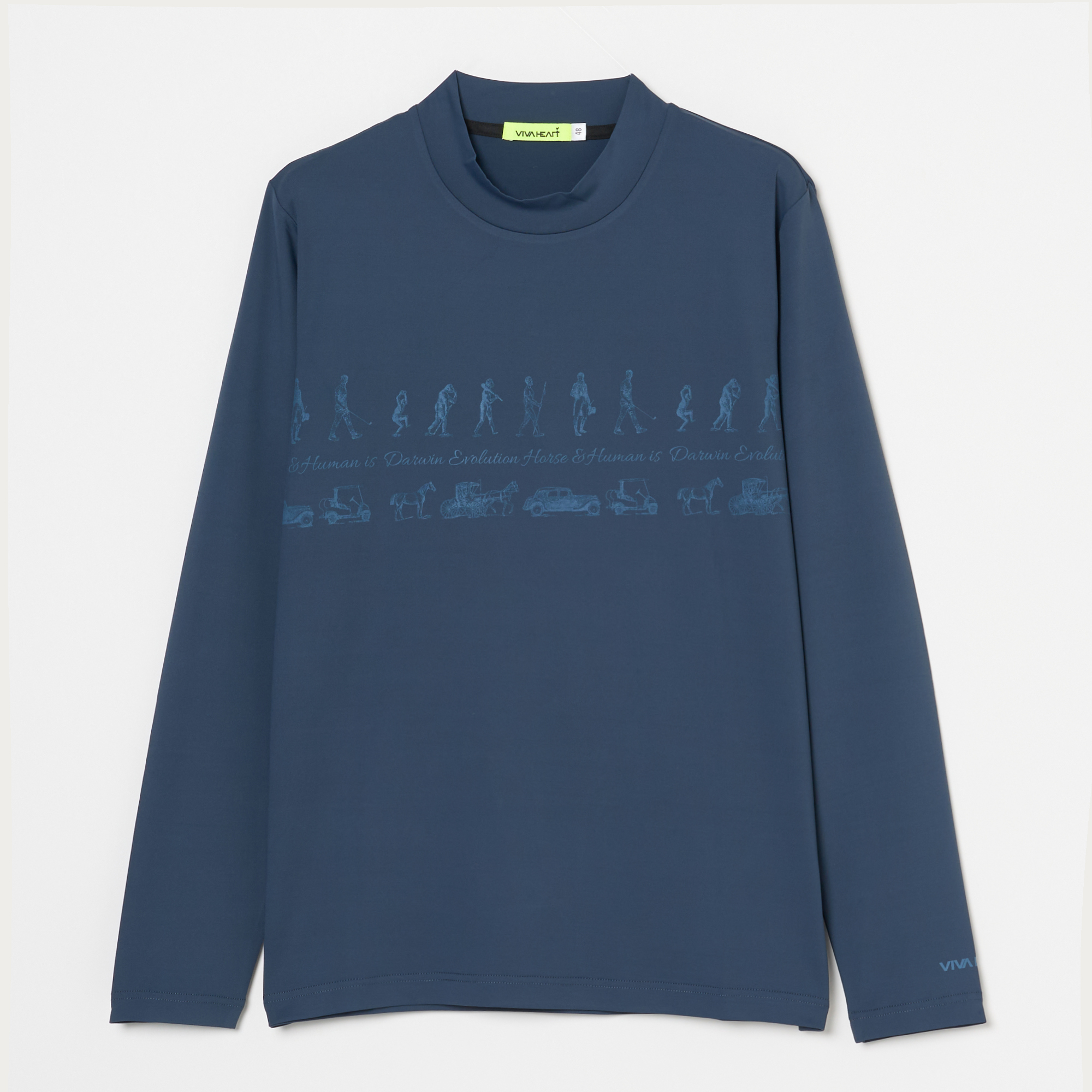 男士-達爾文長袖小高領