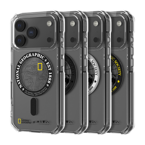 【部份現貨】National Geographic - Magsafe Rugged - iPhone 17 Case 高度防撞透明磁吸充電手機硬殼