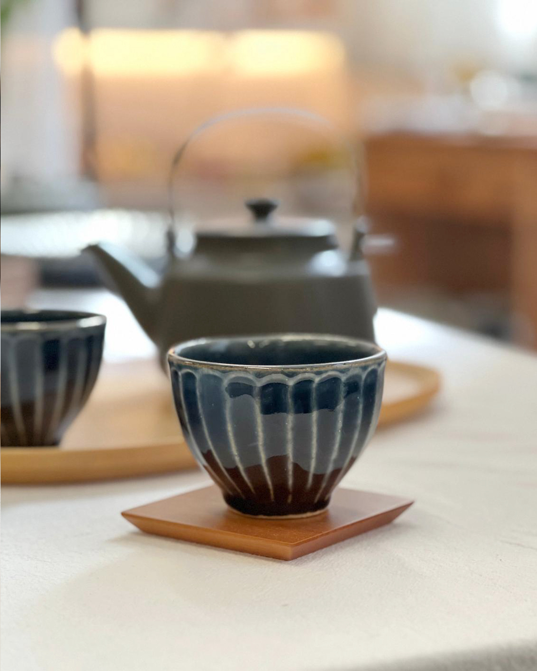 益子燒 琉璃茶杯｜職人 若林健吾