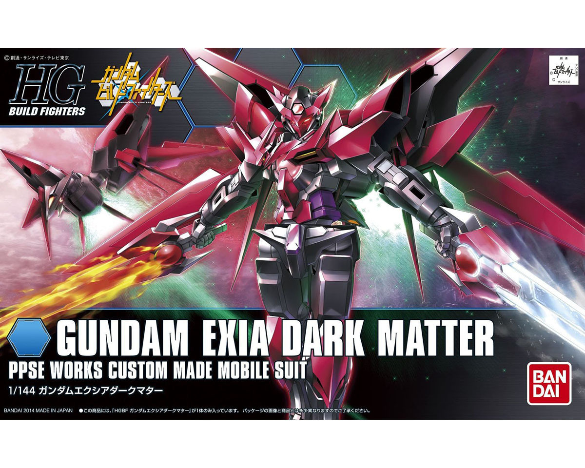 HGBF 1/144 暗黑物質高達艾斯亞 GUNDAM EXIA DARK MATTER