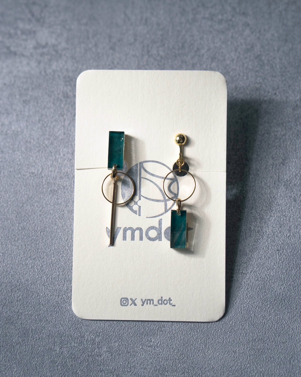 [ymdot] Balance 系列 | 綠 | NO.7 耳夾