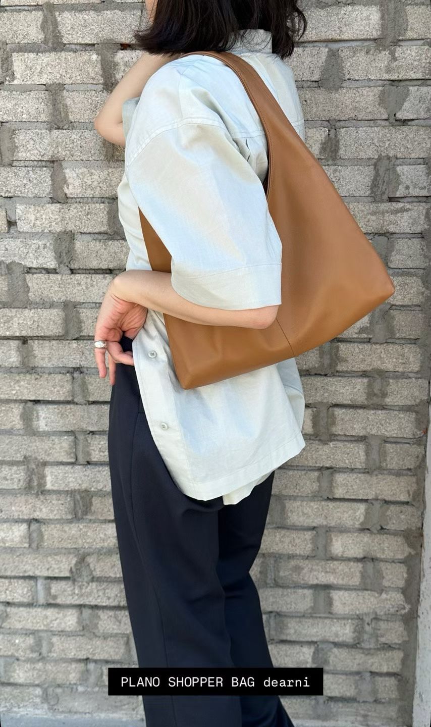 DN5014 牛皮手提單肩包