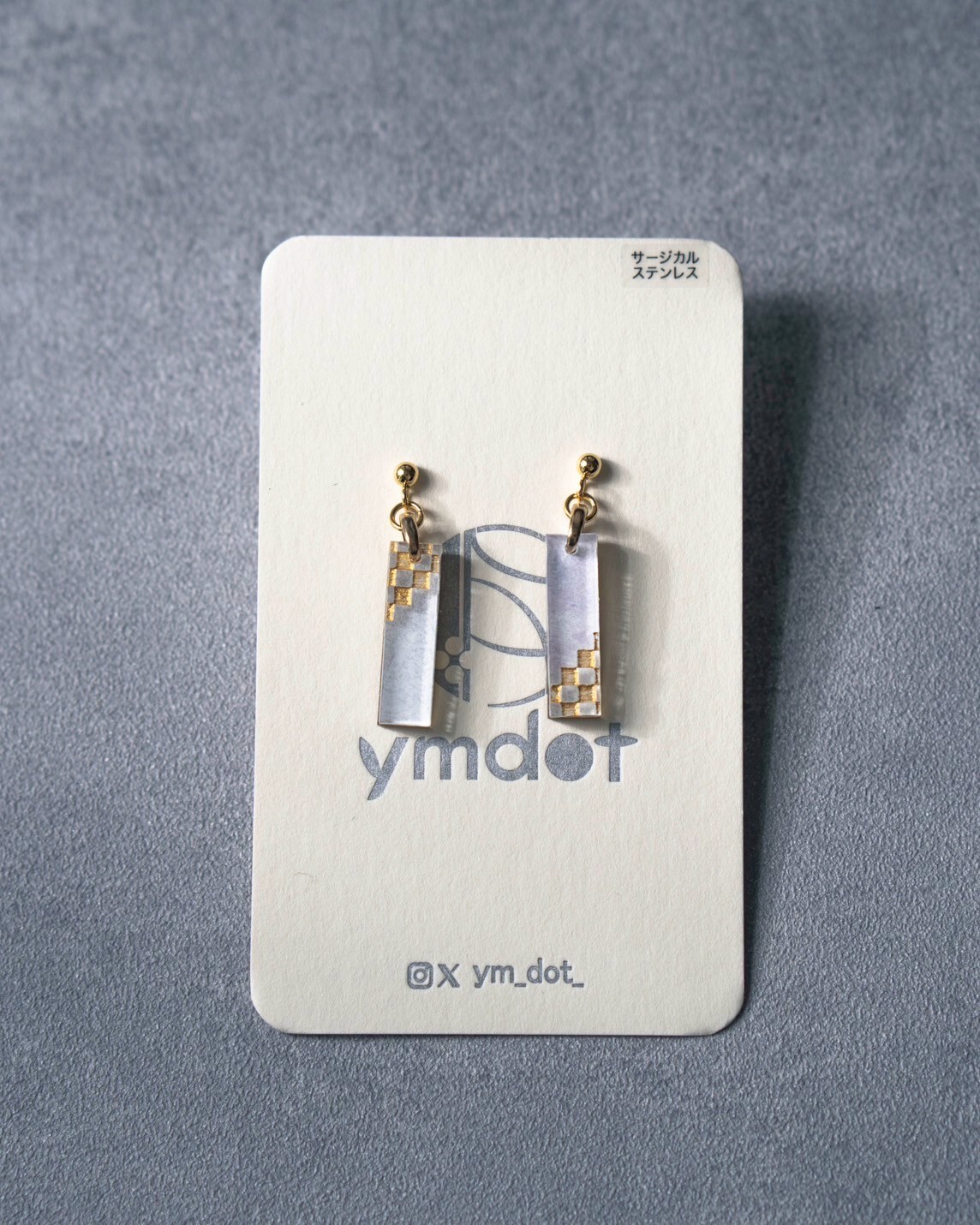 [ymdot] ICHIMATSU | 白 | NO.12 耳針