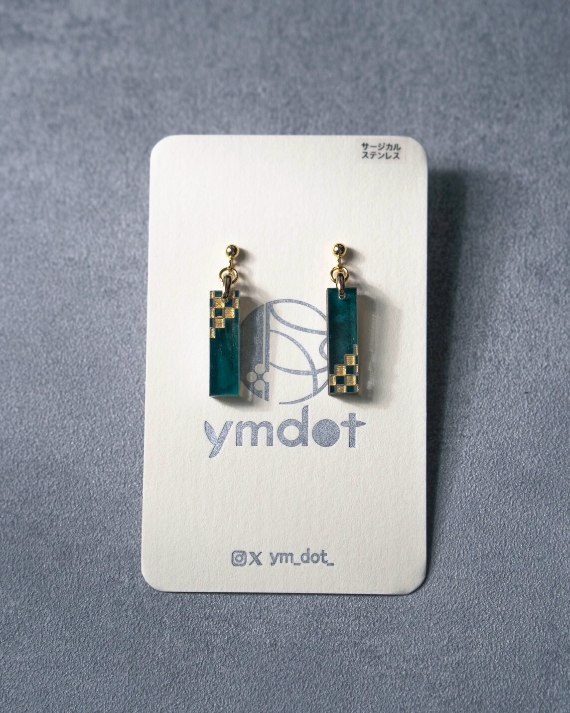 [ymdot] ICHIMATSU | 綠 | NO.13 耳針