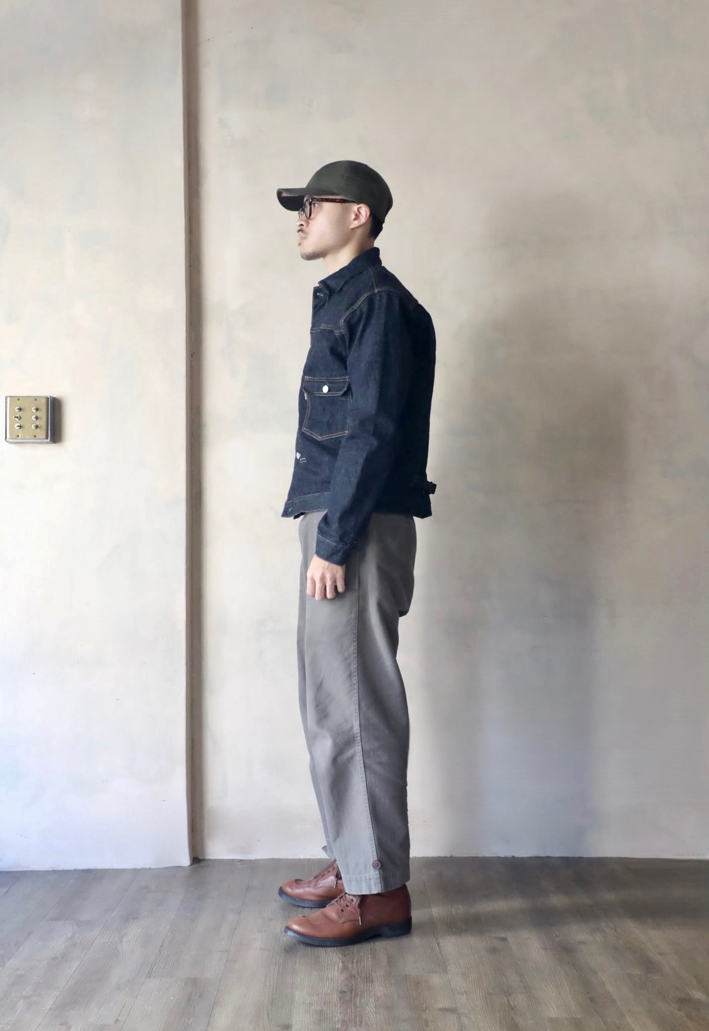 UES Printed Baseball Cap / EAGLE Olive