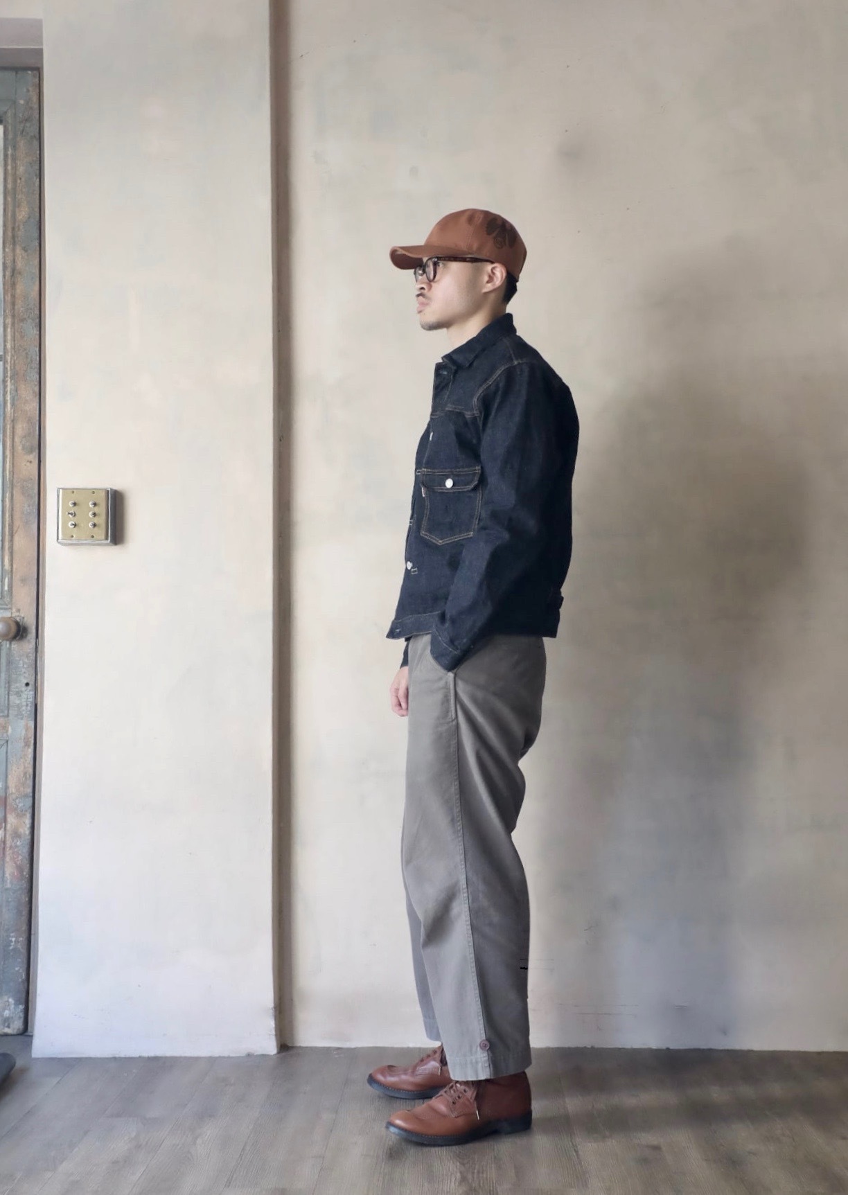 UES Printed Baseball Cap / STRONG Camel