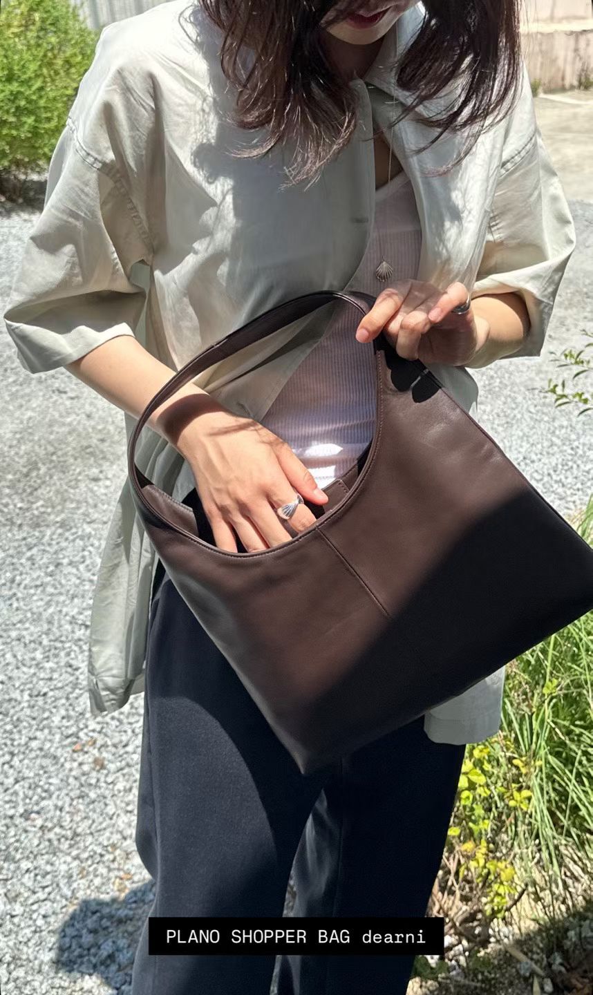 DN5014 牛皮手提單肩包