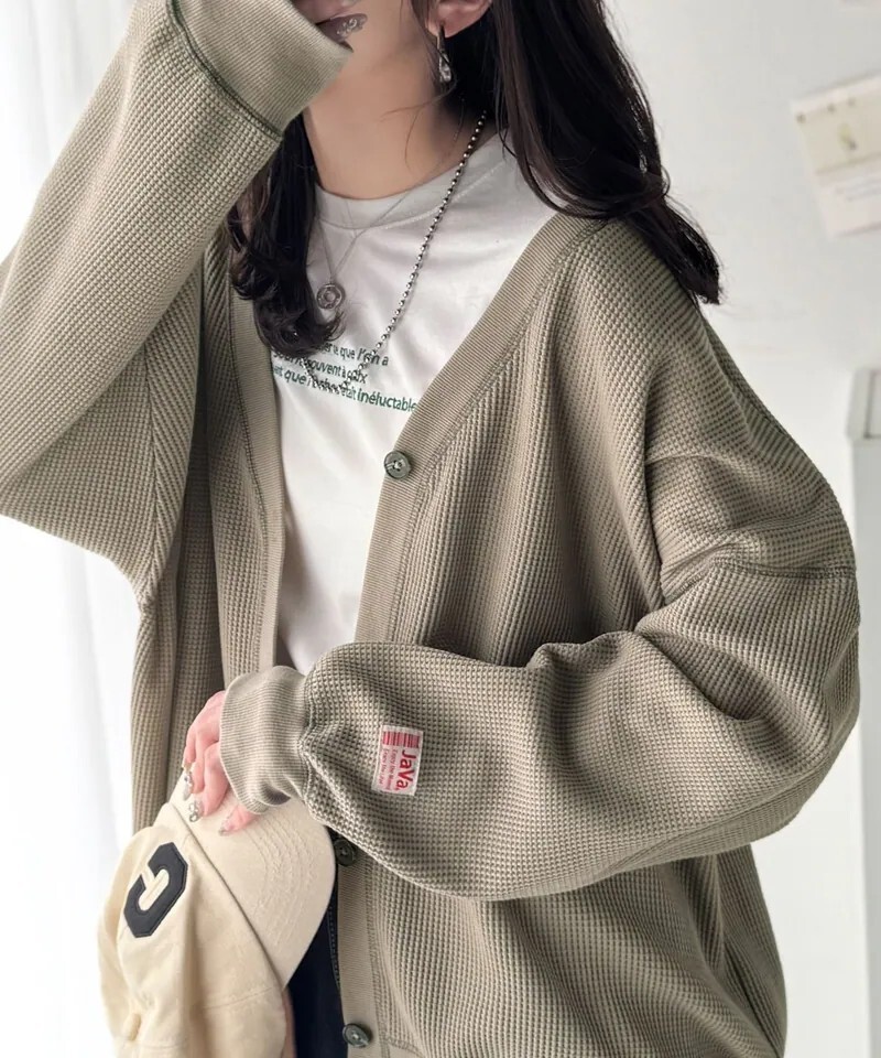 KTQ STORE ‧ JAVA 外縫線 V領 開襟衫 外套 5色