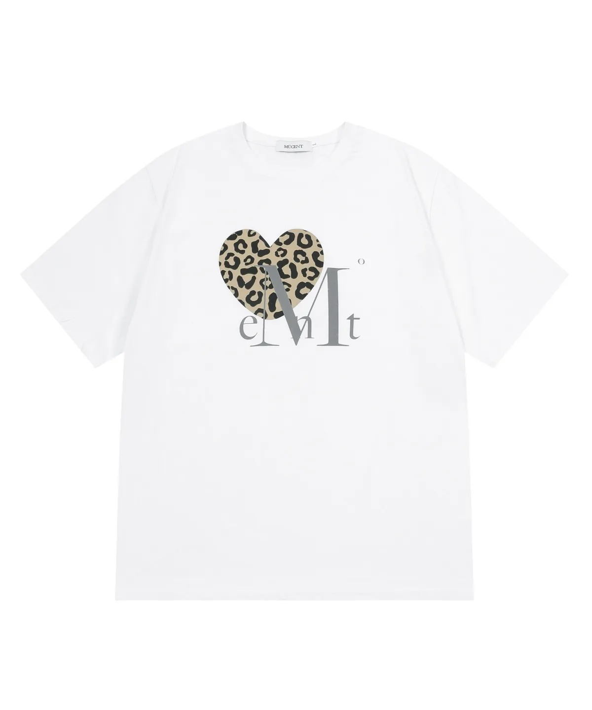 MUCENT Sierra Leopard Heart Half Tee