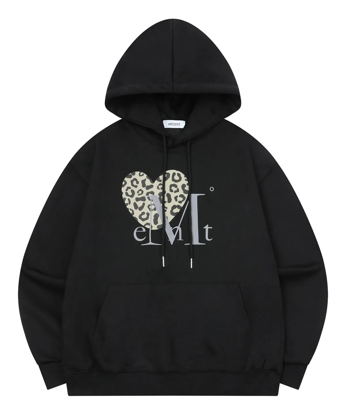 MUCENT Sierra Leopard Heart Hood Tee