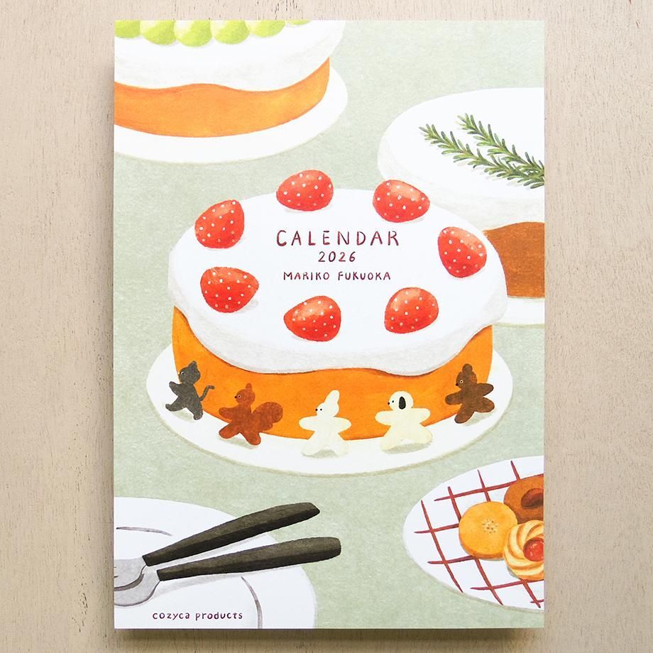 表現社／2026 A4月曆／福岡麻利子