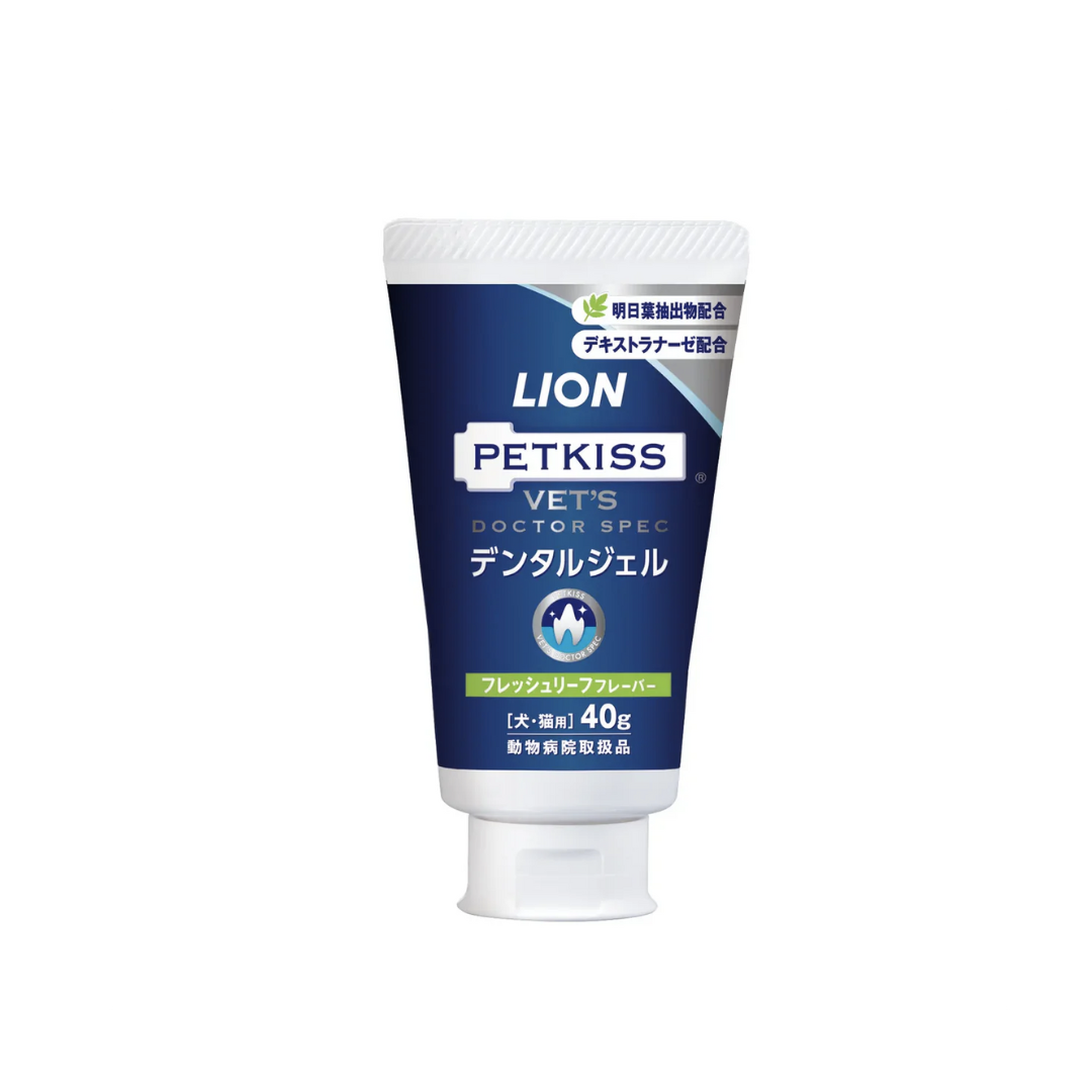 Lion獅王 - Vet's Doctor Spec 專研寵物草本牙膏 (清新葉味) 40G