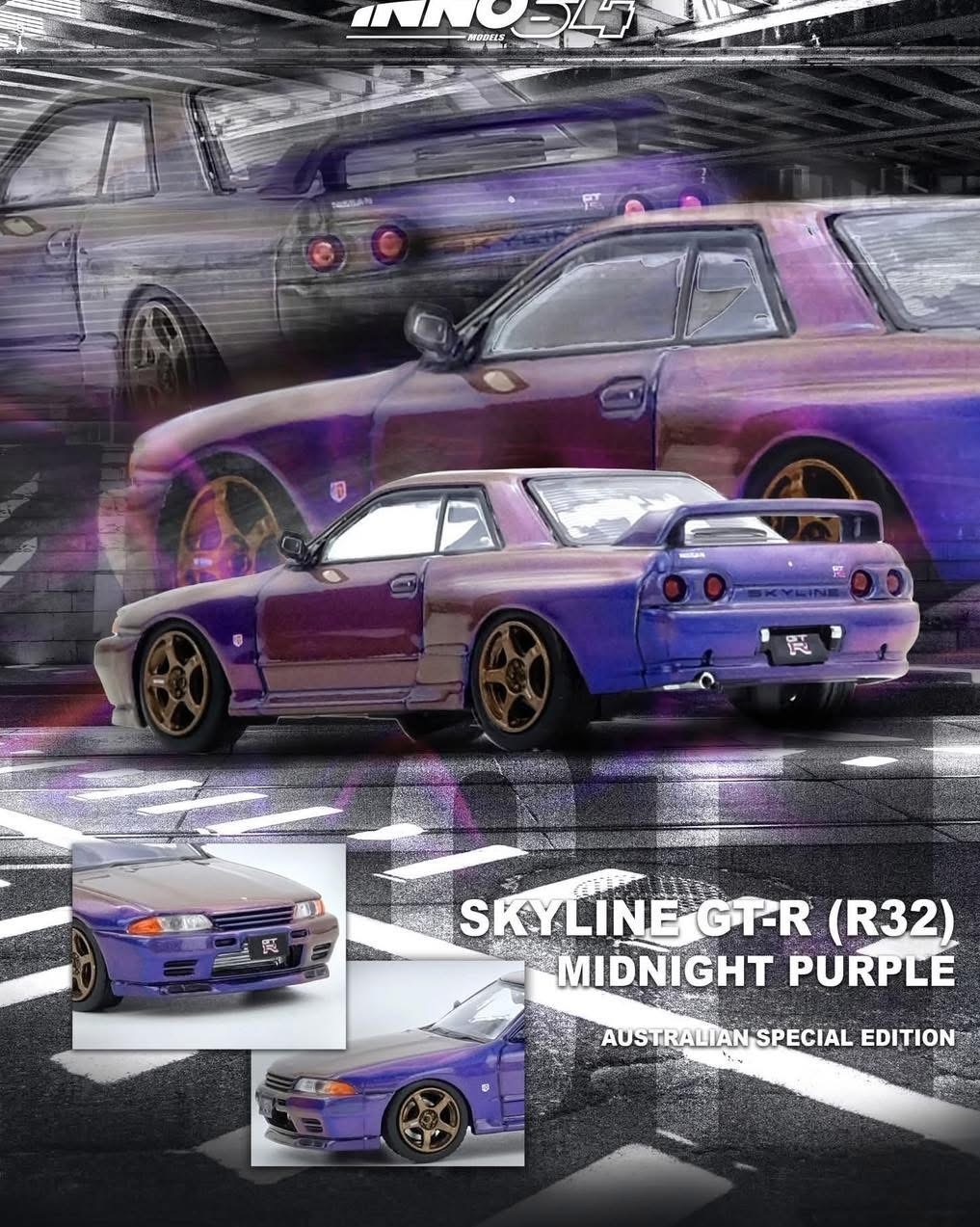 預訂 Pre Order - Skyline GT-R R32 Midnight Purple Australian Special Edition