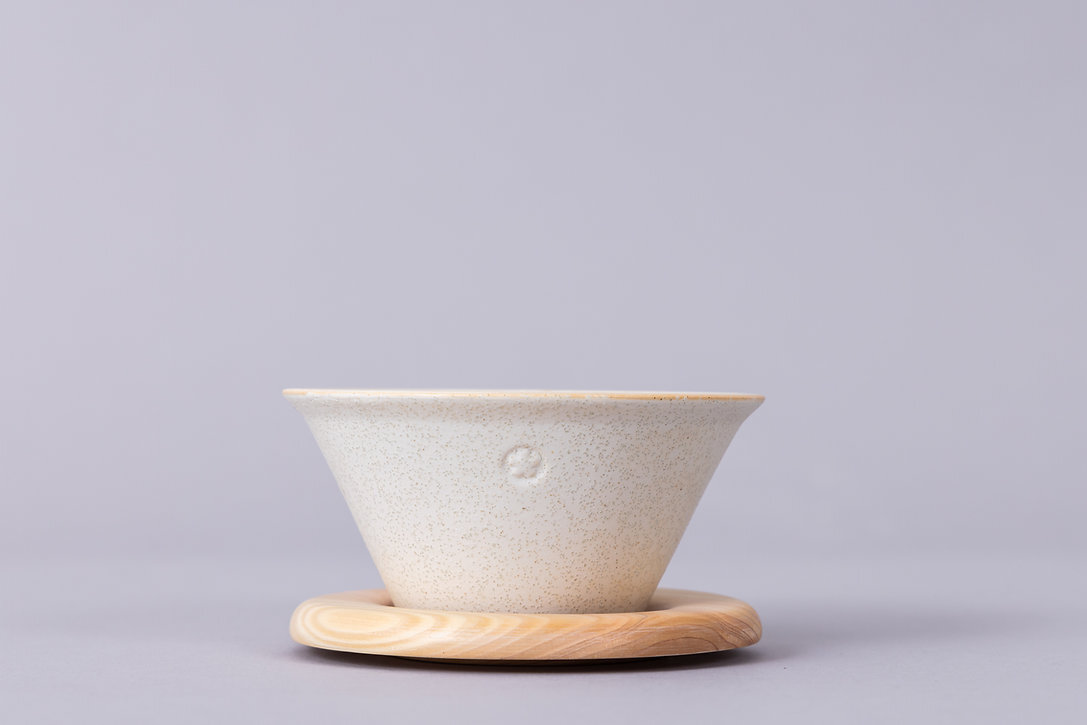 tukumo Dripper 瀨戶燒 咖啡濾杯 緋色