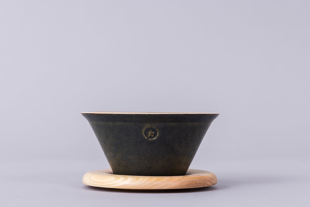 tukumo Dripper 瀨戶燒 咖啡濾杯 翡翠