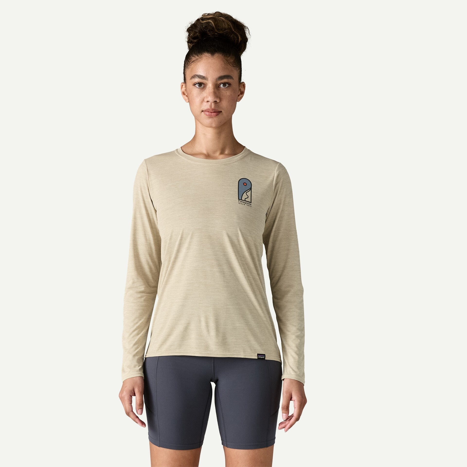 Patagonia 女款 L/S CAP COOL DAILY GRAPHIC SHIRT - LANDS