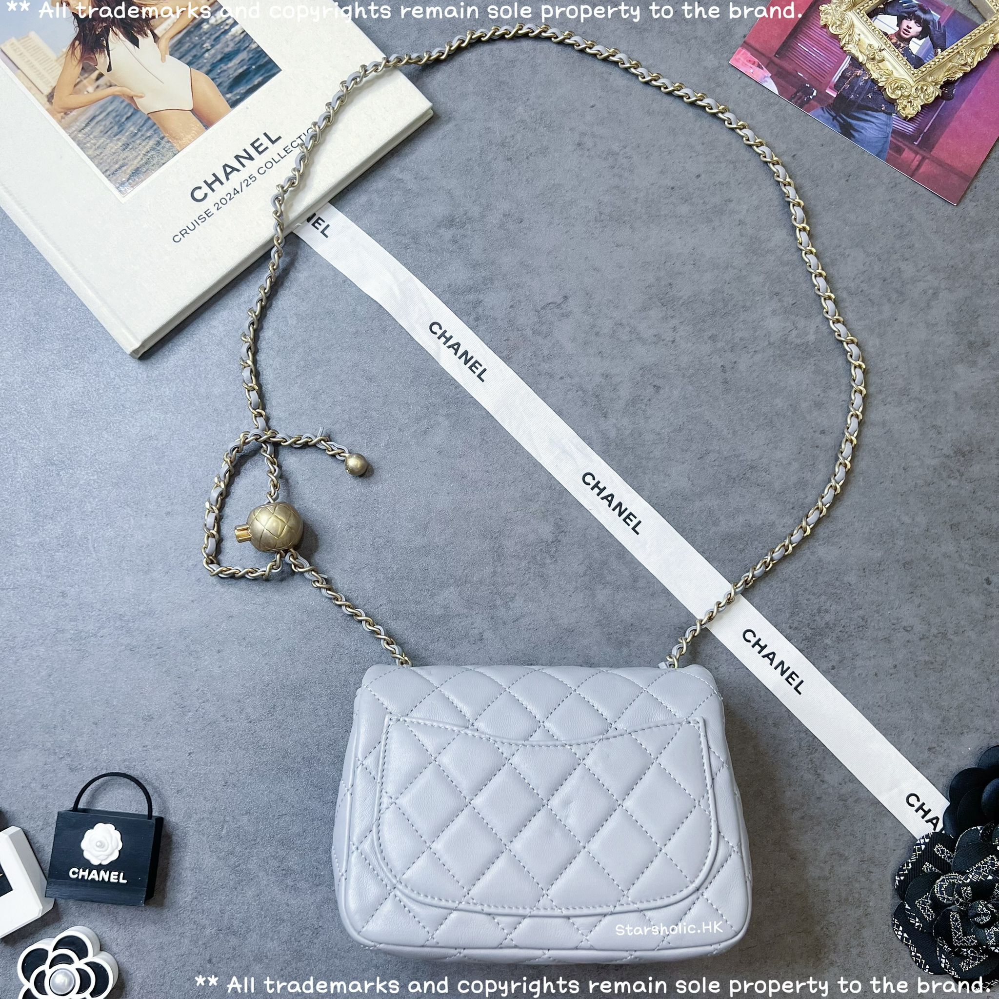 CHANEL 金球 Classic Flap 17cm