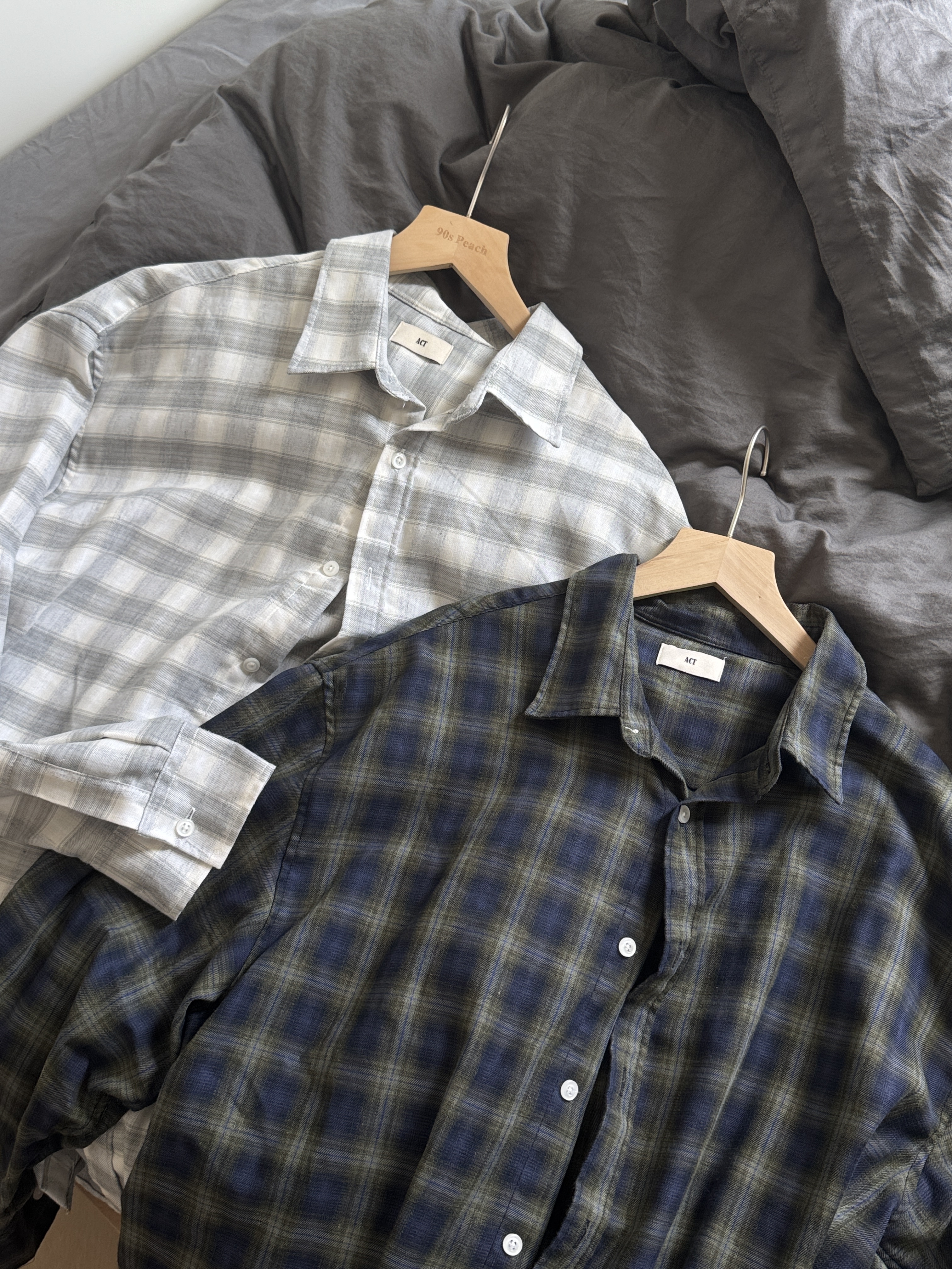 UNISEX 格紋恤衫 #送比男友系列