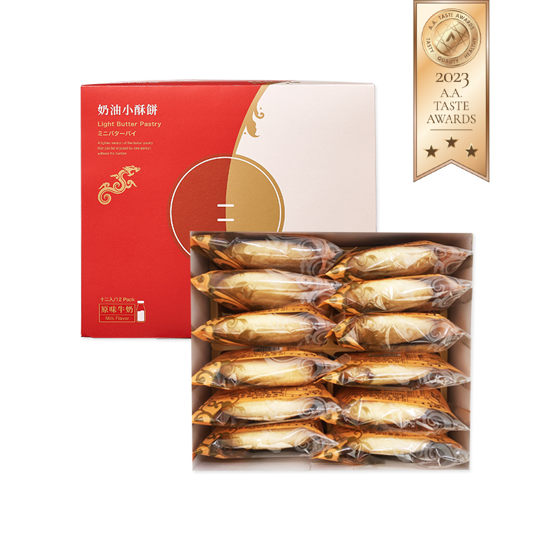 裕珍馨-奶油小酥餅原味牛奶12入(盒)