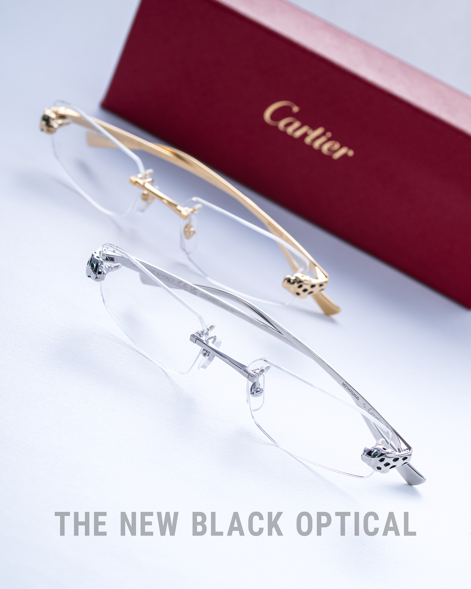 Cartier Panthere Rimless Eyewear