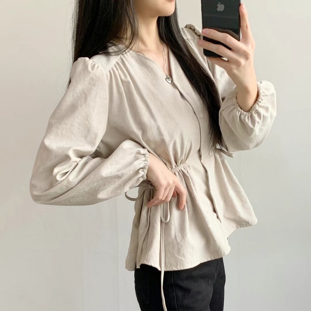 韓國大減價兩邊束上衣(14842)