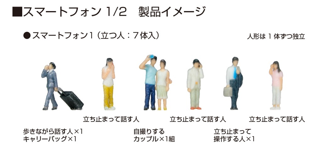 Kato 24-241N N規 用手機的人1. 7入