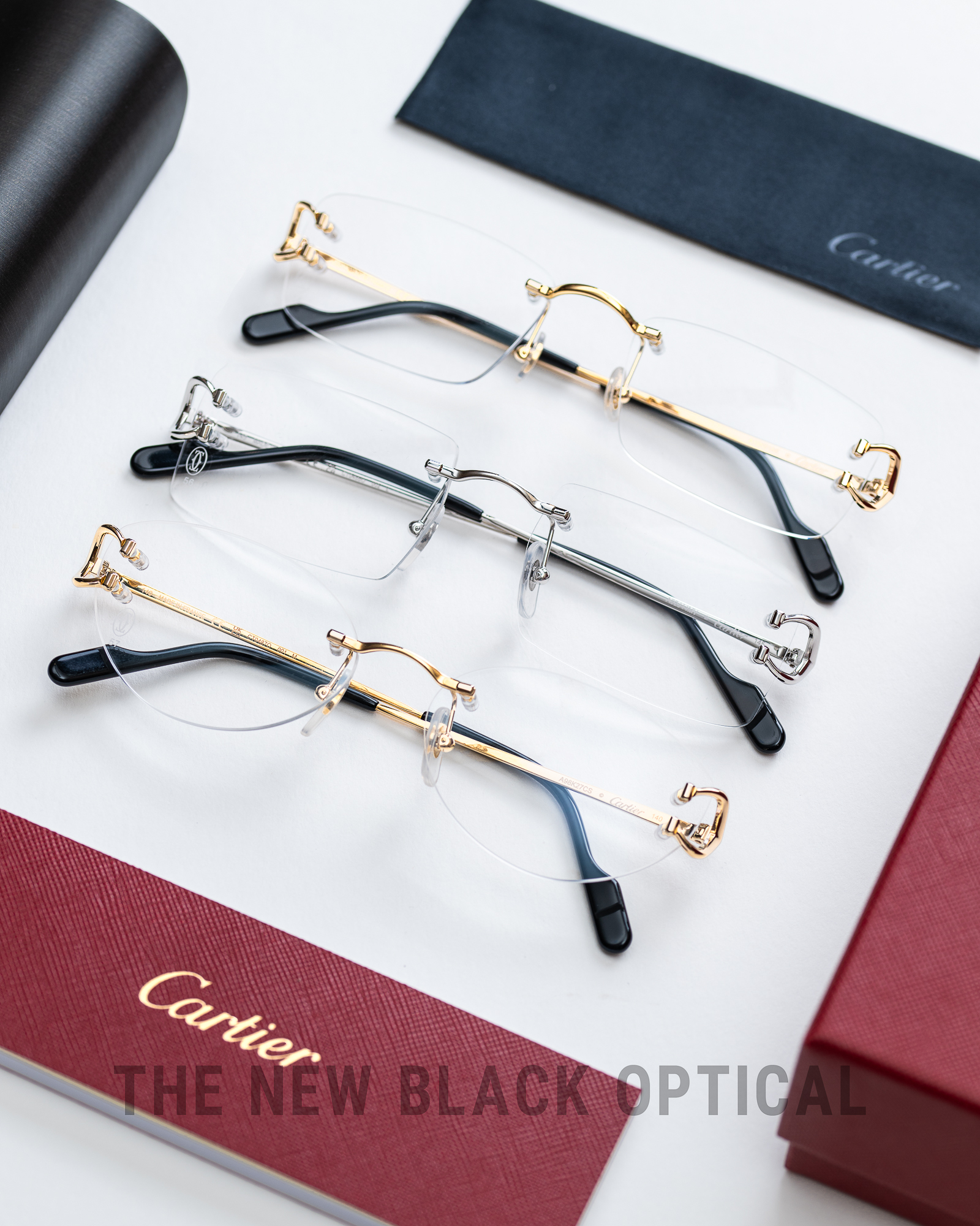 Cartier Signature C 無框眼鏡