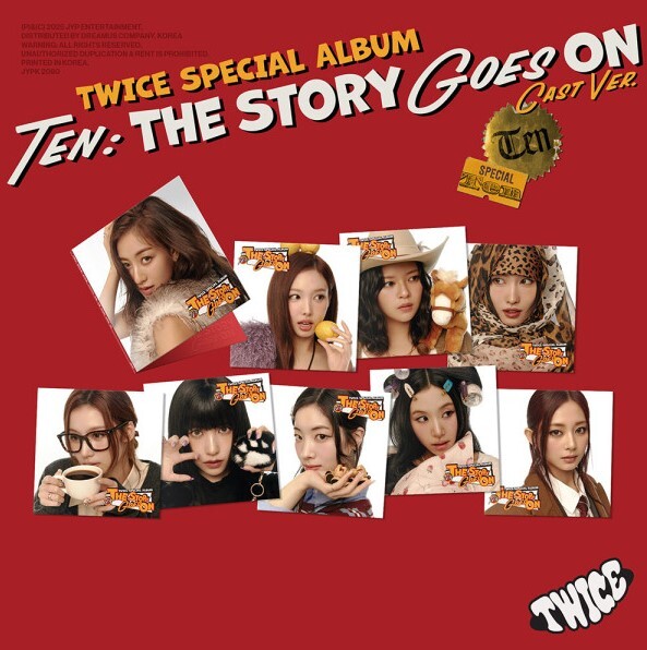 TWICE ~ Special Album TEN: The Story Goes On (CAST VERSION)