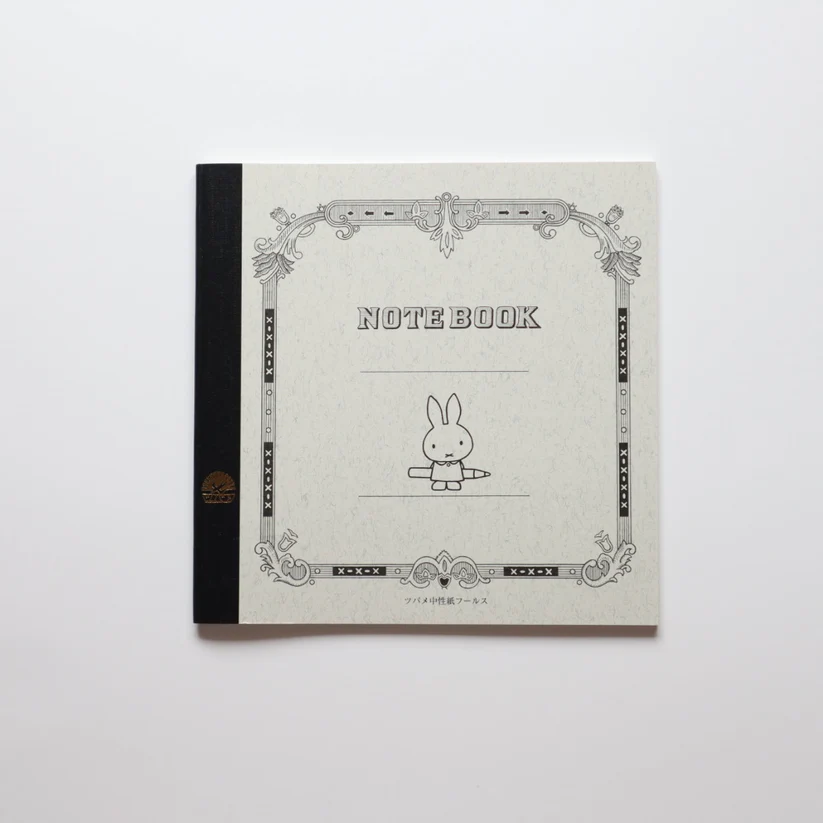 燕子筆記本 MIFFY 米菲兔 正方形尺寸 橫線｜Kitera 日本