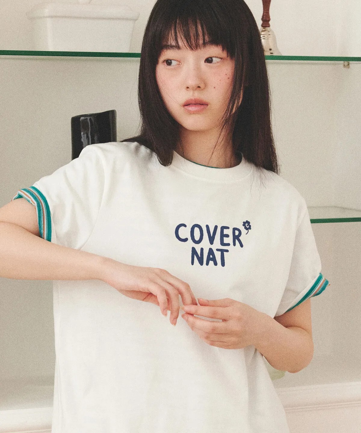 【OWN】Covernat X Haydonna 限量聯名 短袖上衣 毛小孩 知名藝術家 限定 涼感 快乾 男女 白色 白灰