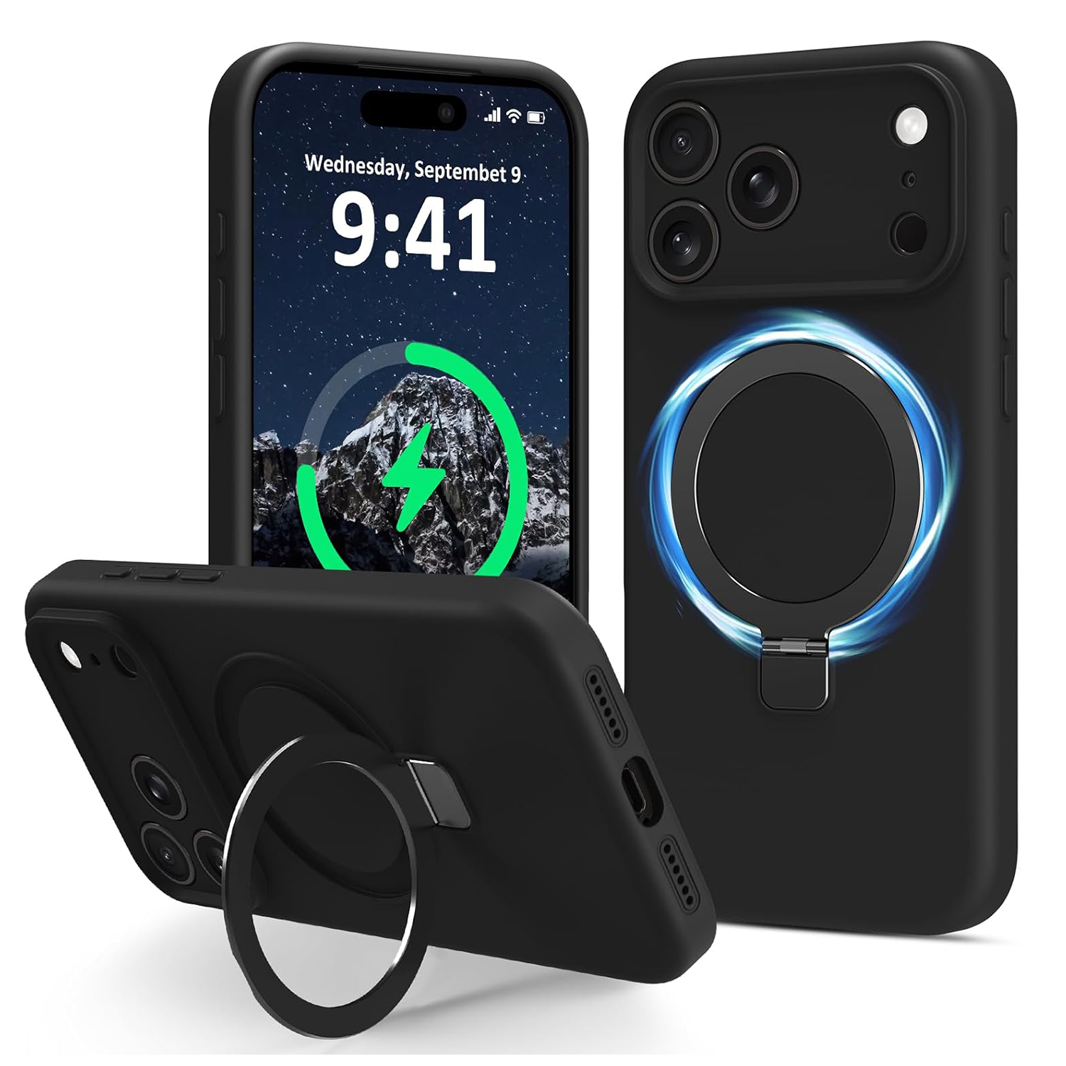 XPRO - Mag Stand Silicone - iPhone 17 Pro Max Case 矽膠磁吸支架貼身手機保護硬殼