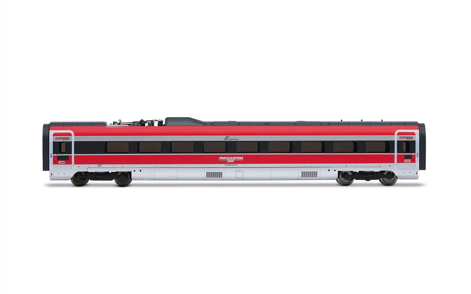 Arnold HN3513 N Scale FS Trenitalia, 4-unit intermediate coaches set of the high-speed train "Frecciarossa 1000", "Ducati" advertising, ep. VI