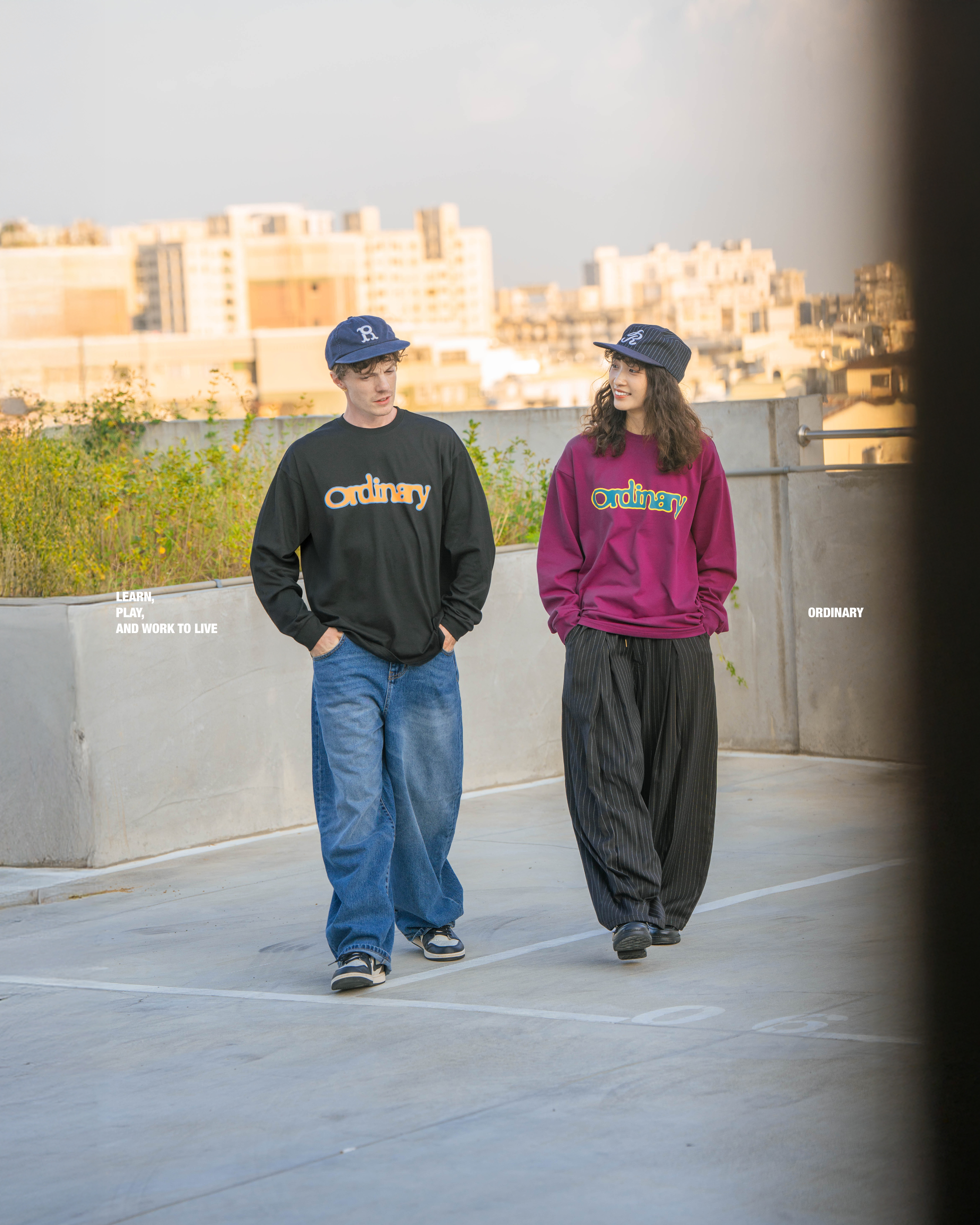 Ordinary 昏眩Logo基礎長Tee