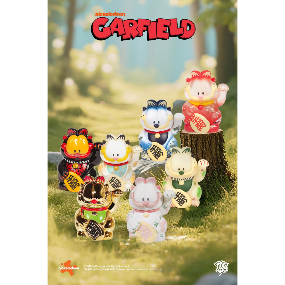 ZCWO GARFIELD FORTUNE SERIES FIGURES 加菲貓招財系列手辦