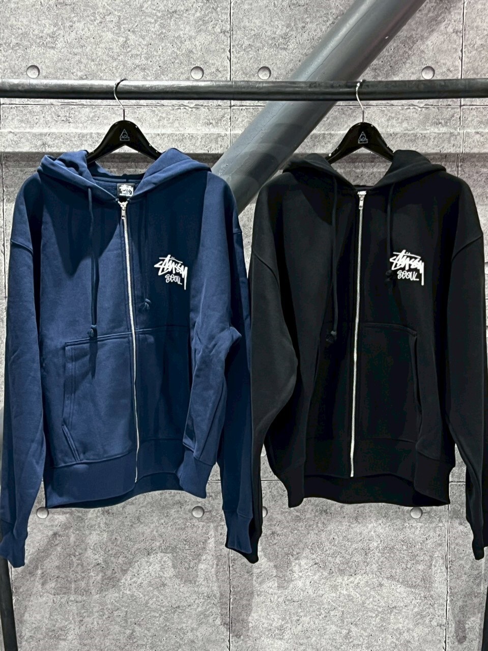 STUSSY 韓國 首爾店鋪限定 拉鍊外套