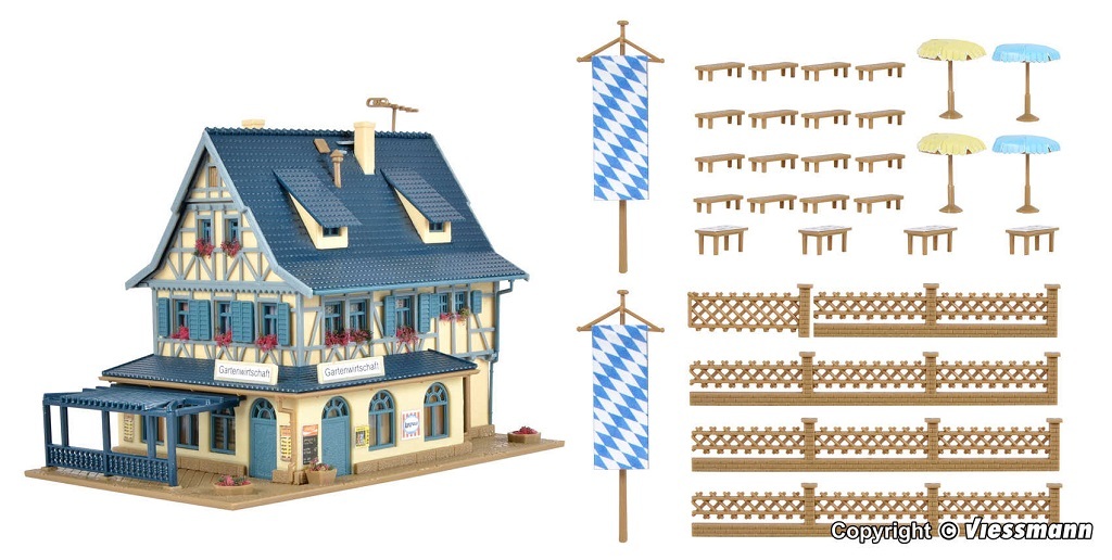 Vollmer 47698 N規 有啤酒花園的旅館.套件