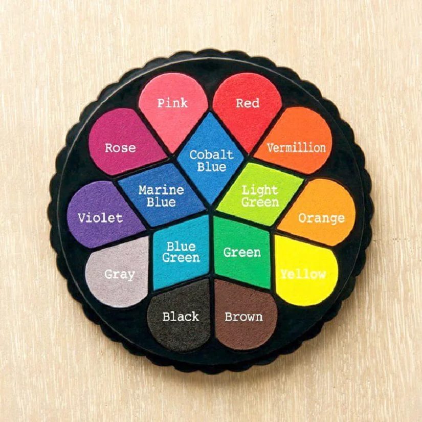 萬花筒 油性印台 15色｜Shachihata 鯱旗牌