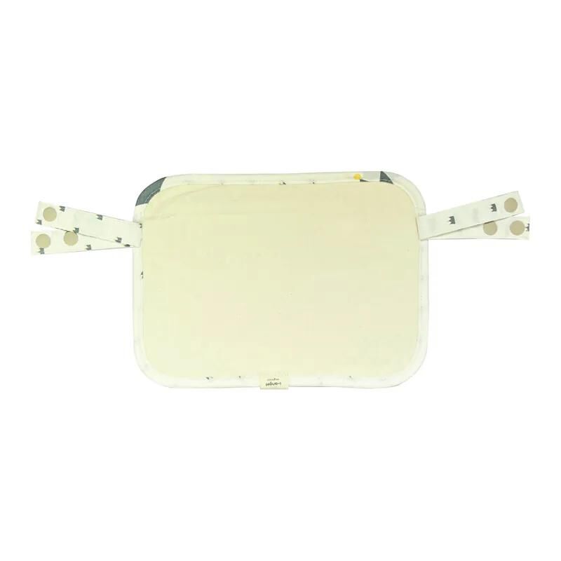 i-angel 有機多功能口水布 - 白色/皇冠