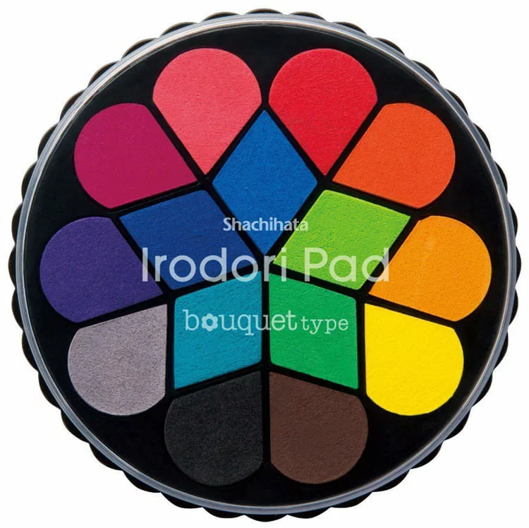 萬花筒 油性印台 15色｜Shachihata 鯱旗牌