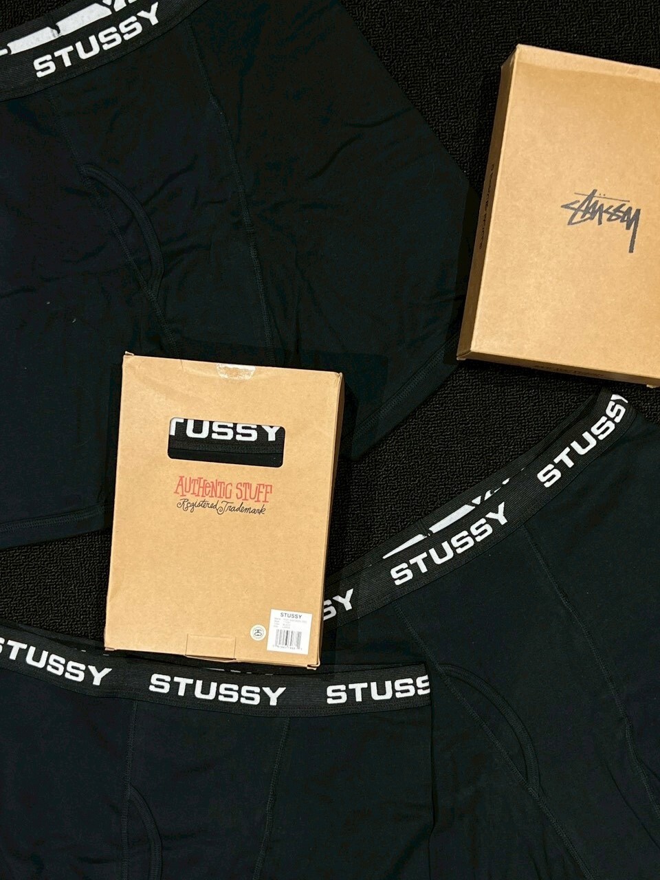 STUSSY BOXER BRIEFS 3件入 內褲