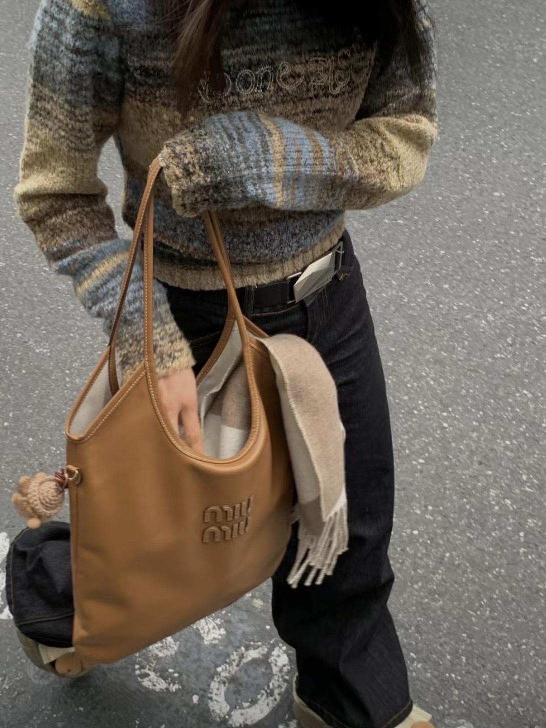 MIU MIU IVY系列 皮革Tote Bag