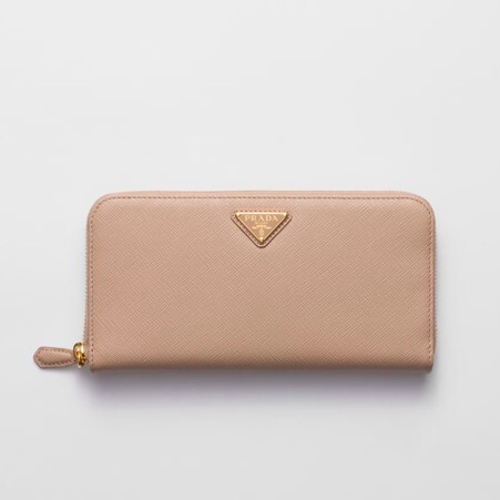 1PD0911-031 PRADA Large Leather Wallet Powder Pink #1ML506QHH_F0236 (W-EU-E)