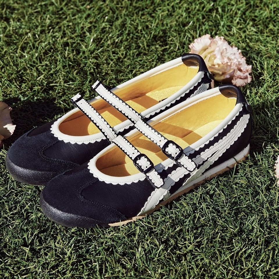 ONITSUKA TIGER MEXICO 66 TGRS 黑奶油 瑪莉珍 娃娃鞋 鬼塚虎 女鞋 1182A678-001