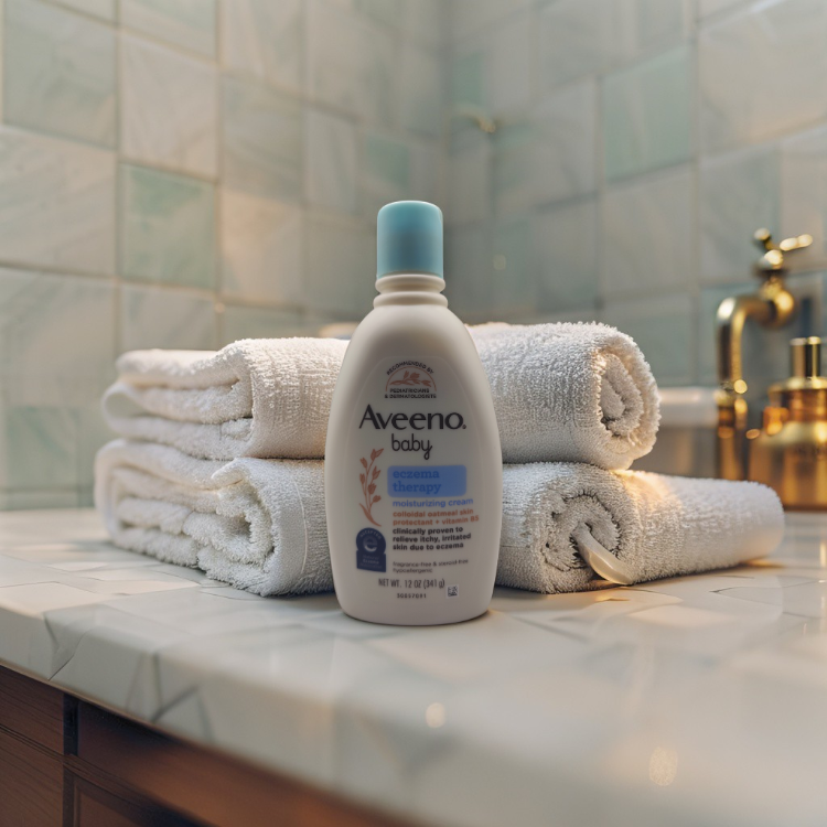 Aveeno Baby 嬰兒燕麥濕疹治療潤膚霜 12oz (341g)