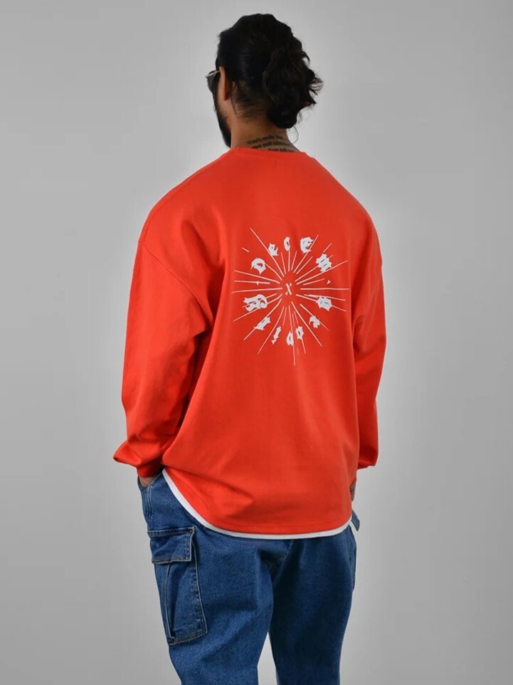 Roman 層疊寬鬆長袖T恤