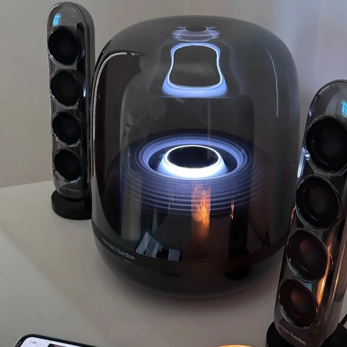 <快速出貨> Harman Kardon SoundSticks 4 水晶藍牙喇叭 無線水母音響