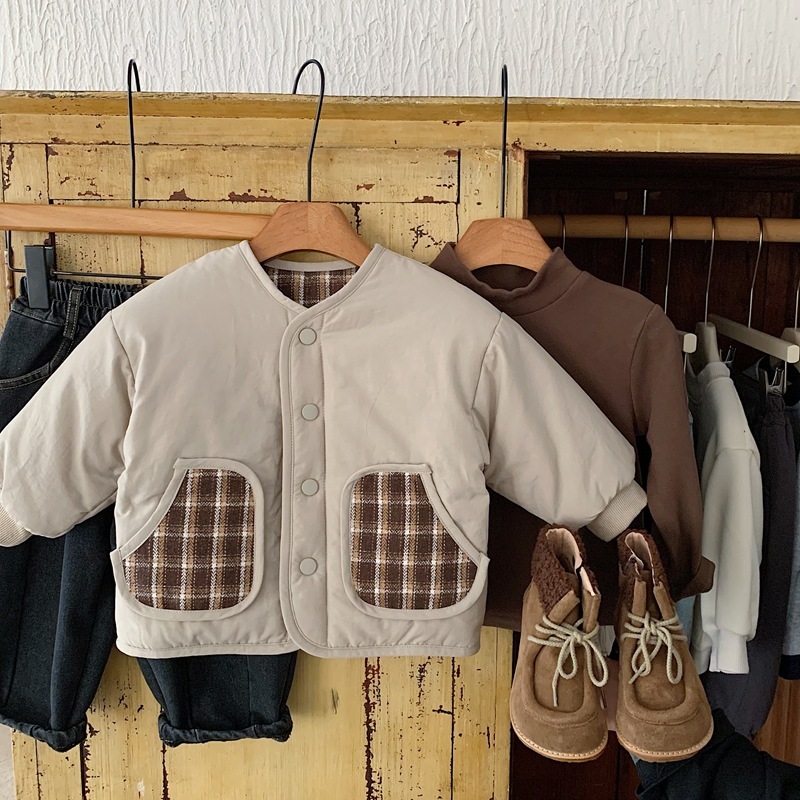 焦糖格格 夾棉雙面外套